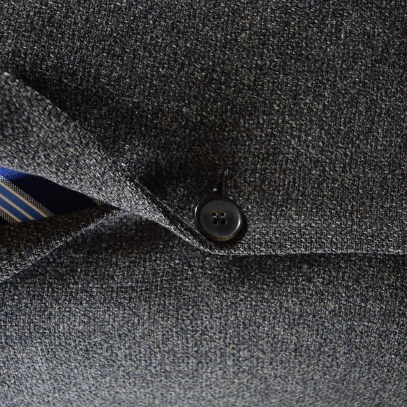 Versace V2 Gray No Vent one button Sport Coat 42 L